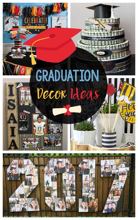 diy graduation party banners and decorations|More.